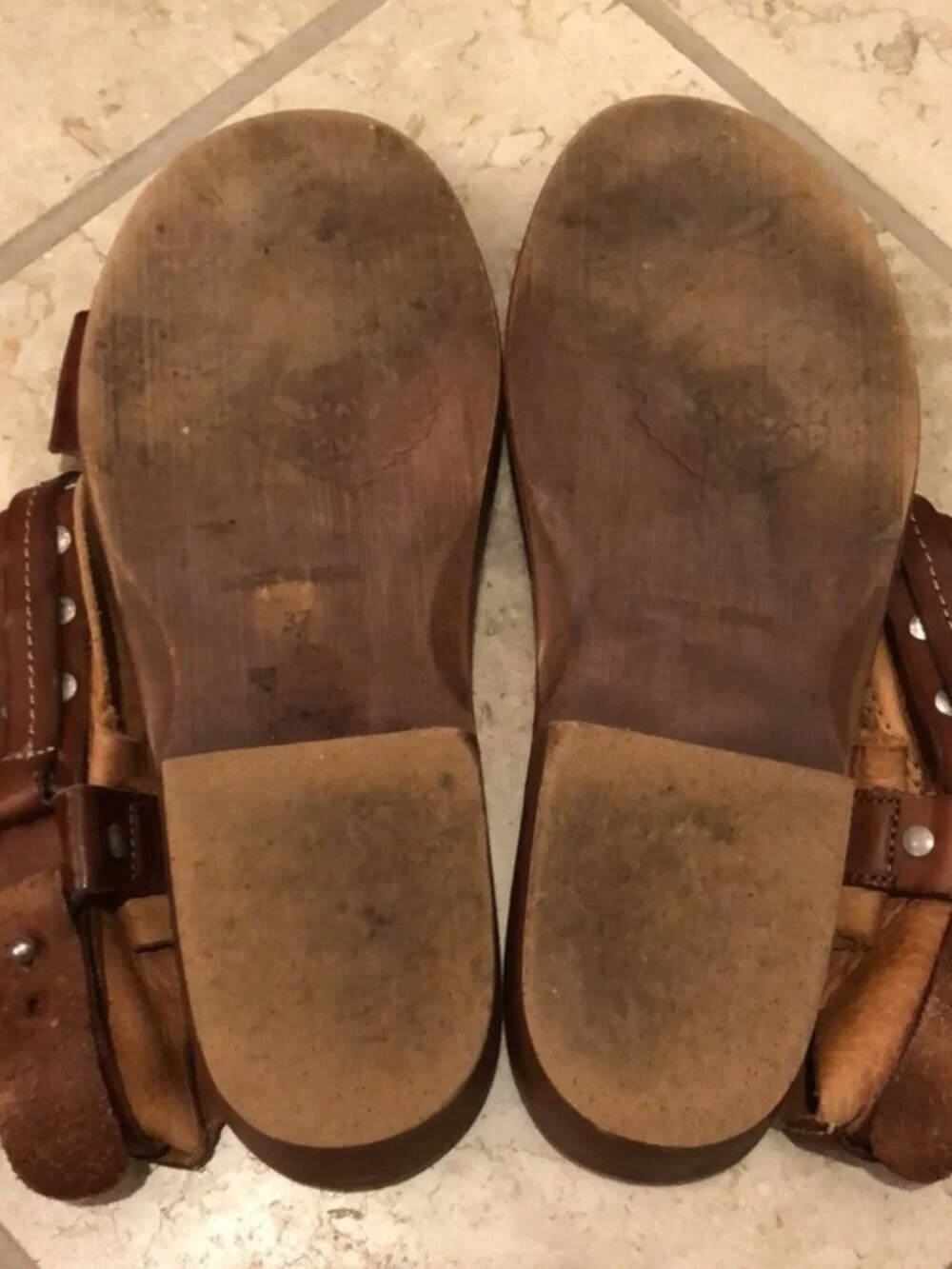 Free People Everything Went West leather studded harness bootie gladiator sandal